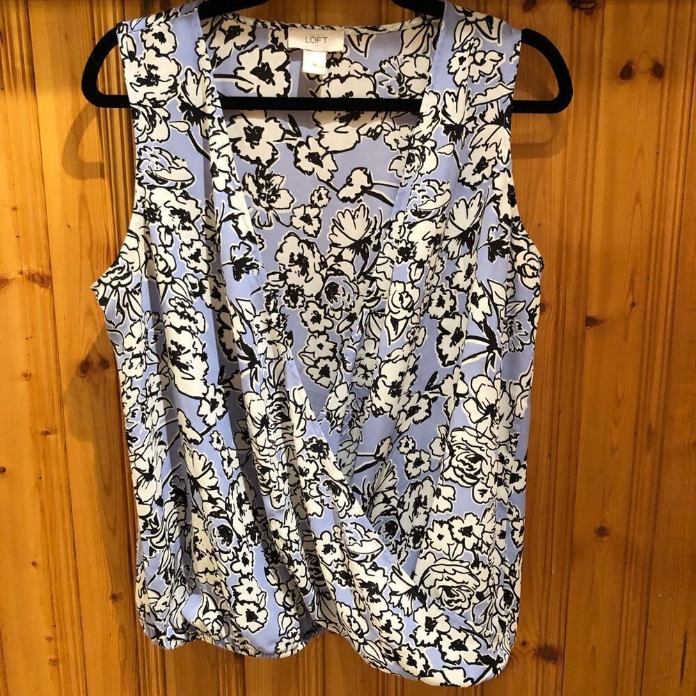Loft Criss Cross Front Top Size Medium - Picture 4 of 15